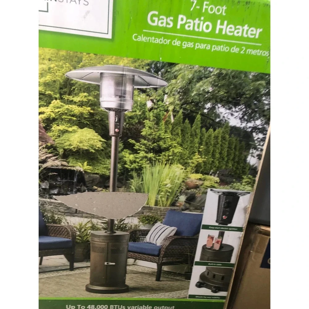 COPY - MAINSTAYS 7 FOOT PATIO HEATER #8890183 - Picture 3 of 3